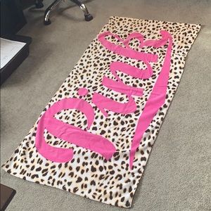 PINK Leopard/Cheetah Beach Towel